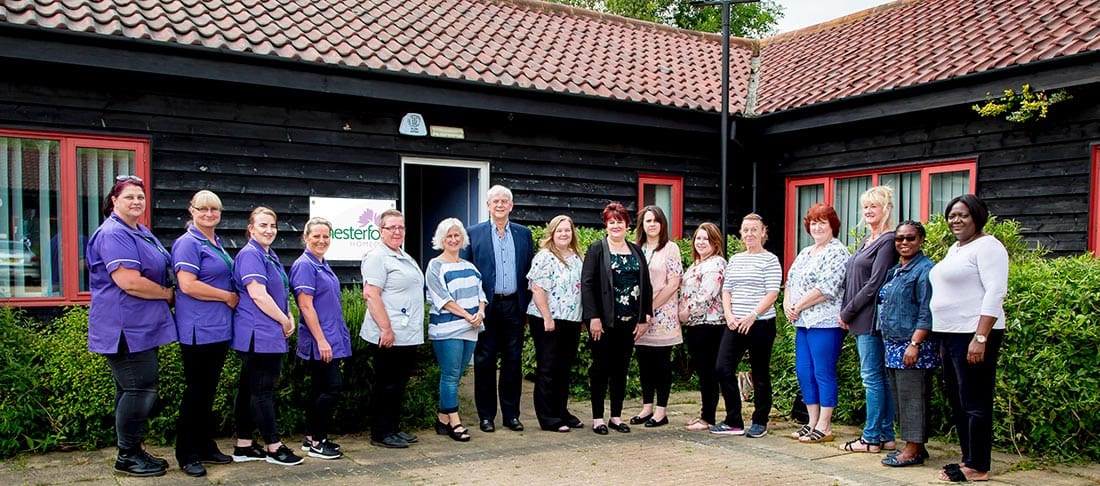 The Chesterford Homecare team